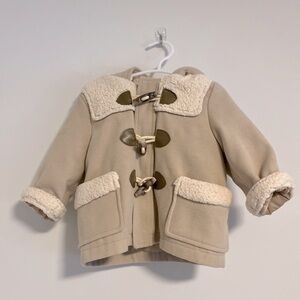 Cozy Cream Kids Duffle Coat